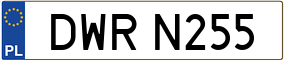 Truck License Plate